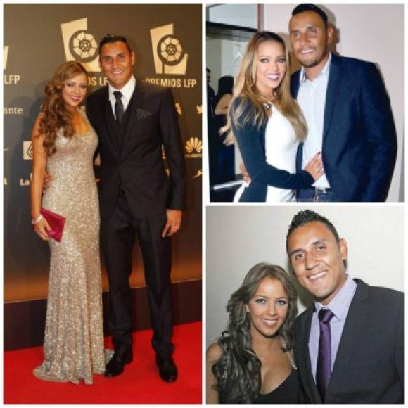 Andrea Salas y Keylor Navas: El portero del Real Madrid le debe a Dios haber entrelazado su camino con el de la modelo costarricense. Navas y Salas se conocieron en 2009 en un grupo de estudio bíblico en Santa Ana (Costa Rica). <br/><br/>A los pocos meses de noviazgo la pareja contrajo matrimonio por la vía civil, sorprendiendo a sus amigos y familiares más cercanos. En 2015 la pareja celebró su boda religiosa.<br/>