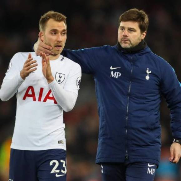 Mauricio Pochettino cuenta con Christian Eriksen para la próxima temporada. El técnico del Tottenham fue preguntado por el futuro de su futbolista vinculado al Real Madrid entre otros equipos. El argentino fue rotundo: 'No comento rumores. Christian Eriksen es un jugador que queremos mantener'.