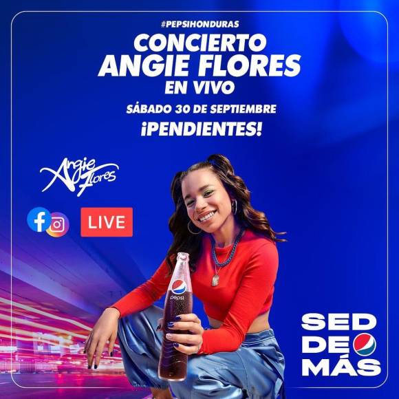 Recienteme Flores es la imagen que promociona Pepsi, junto al cantante Manuel Turizo. 