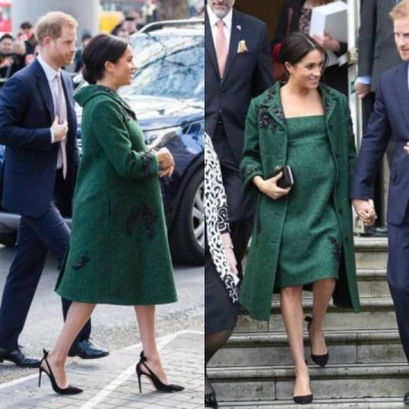 Marzo 11 de 2019<br/><br/>La chaqueta y el vestido de lentejuelas hechos a la medida por Erdem fueron un verdadero 'royal look'. Tacones Aquazzura y un 'clutch' de Givenchy complementaron el atuendo. <br/><br/>