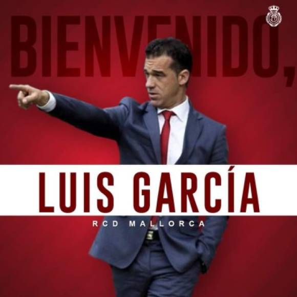 El Mallorca anunció al español Luís García como su nuevo entrenador. El madrileño ha llegado a un acuerdo con el Mallorca para sertarse en el banquillo para las próximas dos temporadas, hasta 2022. García ha sido entrenador de equipos como Levante UD, el Getafe CF o el Villarreal CF.