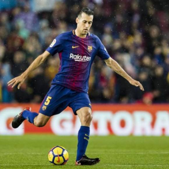 13. Sergio Busquets del Barcelona - 200 millones de euros.