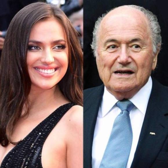 Después de su relación con Bourdon, se rumoreaba que Shayk tenía un romance con el expresidente de la FIFA, Sepp Blatter. Si bien su relación nunca fue confirmada, se rumoreaba que se habían estado viendo en 2009. Blatter, de 84 años, es 50 años mayor que Shayk, de 34 años.