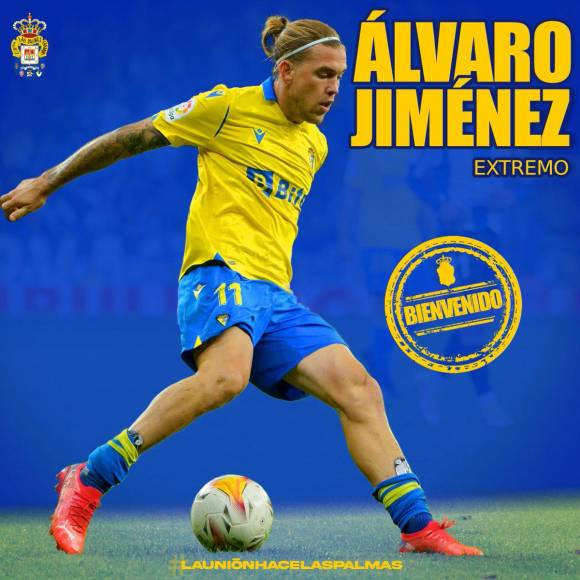 OFICIAL: El centrocampista Álvaro Jiménez es nuevo jugador de la UD LasPalmas, llega procedente del Cádiz.