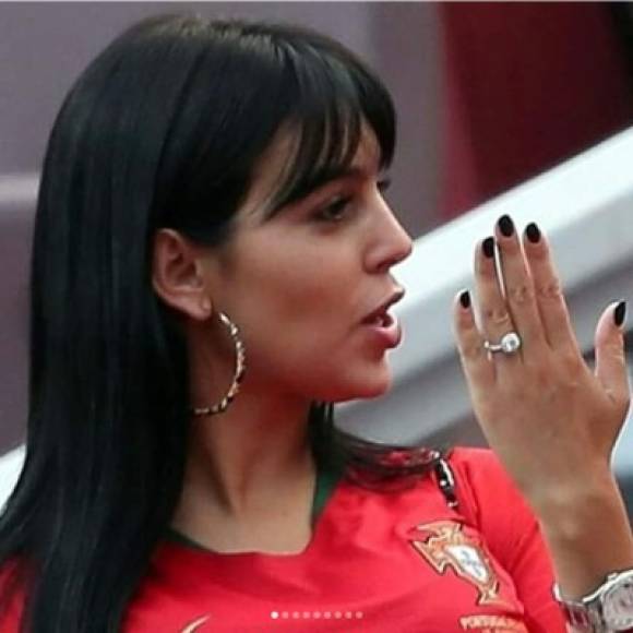 Georgina, encantada mostrando su anillo. ¿Se viene boda con Cristiano Ronaldo?