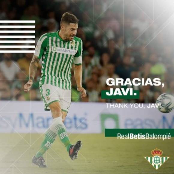 El Betis ha hecho oficial la salida de Javi García de la entidad andaluza. El centrocampista español no ha contado mucho en los planes del equipo, disputando solamente ocho encuentros en toda la temporada.