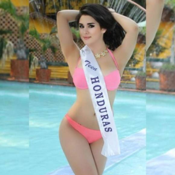 Campanita fue una de las concursantes del Honduras Teen.