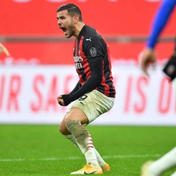 Theo Hernández: El AC Milan considera intransferible al lateral francés luego de que se ha sido vinculado en clubes como el PSG. Foto Twitter Theo Hernández.