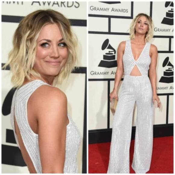 La actriz Kaley Cuoco.