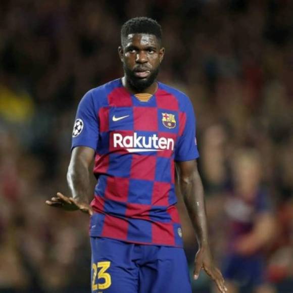 Samuel Umtiti - El defensa central todavía mantiene un buen valor de mercado, de 40 millones de euros, y su alta ficha también es vista desde el club como un importante hándicap. El francés ha sido de los futbolistas de la plantilla que menos partidos ha jugado en esta temporada.