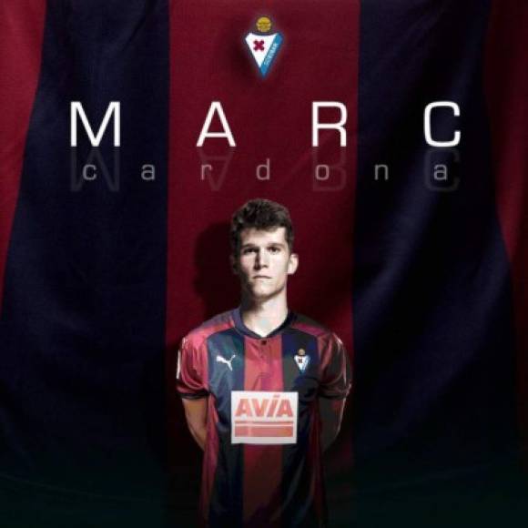 Marc Cardona, delantero del Barcelona B, filial barcelonista, ha sido cedido al Eibar, según ha informado tanto el Barcelona como el Eibar en sendos comunicados oficiales.