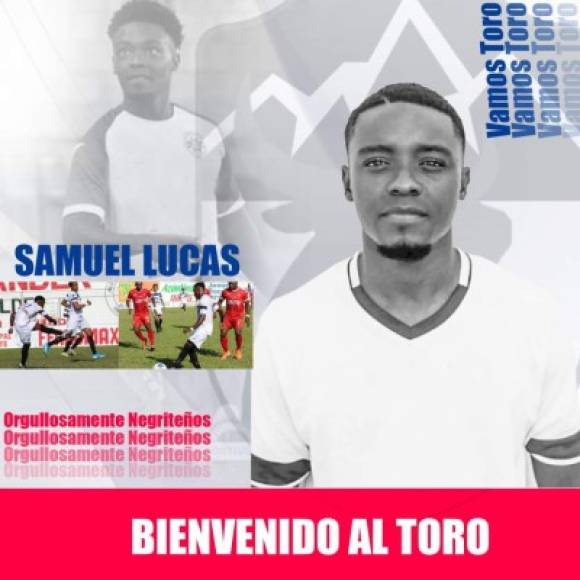 Samuel Lucas: El delantero ha sido fichado por el Atlético Júnior de la segunda división, mismo equipo de El Negrito, Yoro. Llega procedente del Honduras Progreso.