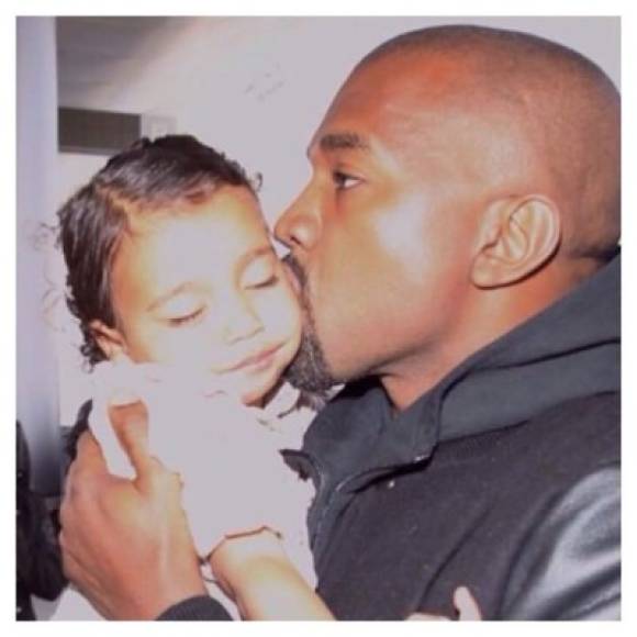 North West y Kanye west.