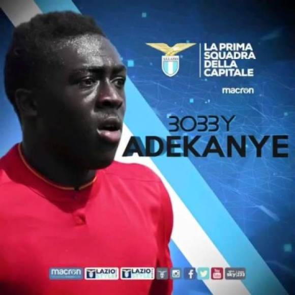 El delantero holandés Bobby Adekanye abandona el Liverpool y ficha por la Lazio de Italia. Tiene 20 años y firmará por cuatro temporadas. Jugó en el Barcelona, pero la sanción FIFA le obligó a cambiar de aires para no estancarse.