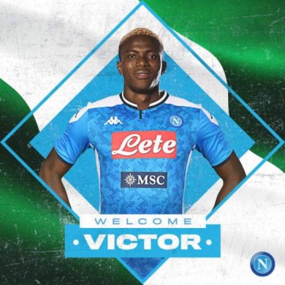 El Napoli hizo oficial el fichaje del delantero nigeriano Victor Osimhen, que se incorporará a la plantilla a partir de la próxima temporada procedente del Lille francés. Delantero potente, rápido y fuerte en el juego aéreo, Osimhen, de 21 años, reforzará la delantera del conjunto de Gennaro Gattuso de cara a la próxima temporada tras lucirse este año con 13 goles en 27 partidos con la camiseta del Lille.<br/><br/>El equipo italiano no informó del precio de la operación aunque los medios italianos estiman que su ficha costó una cantidad cercana a los 50 millones de euros.