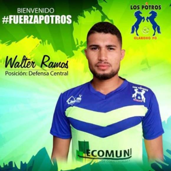 Walter Ramos: Experimentado defensor hondureño que llega procedente del Lepaera al Olancho FC.