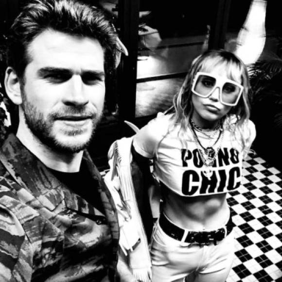 Esta es la última imagen que Liam subió a su Instagram, con Miley, acostumbrado a promocionar a su esposa, ahora ex.