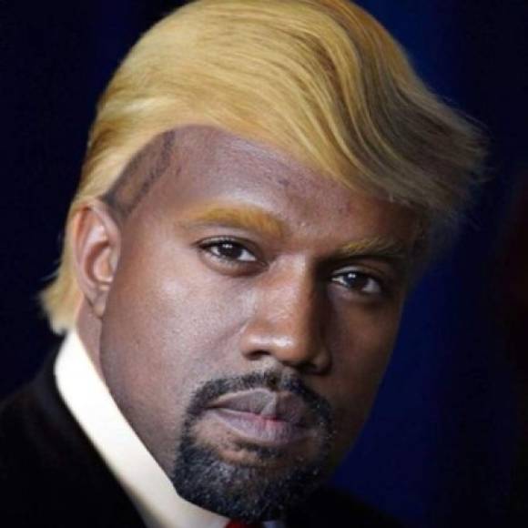 Una comparación de Kanye West con Donald Trump.