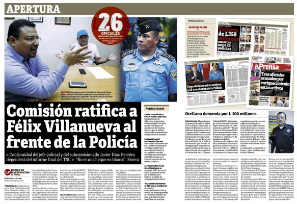 'Investigación contra Félix Villanueva sigue su curso normal”