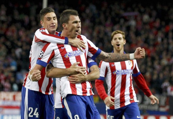 Un gran Atlético vuela a octavos con un 'hat-trick' de Mandzukic