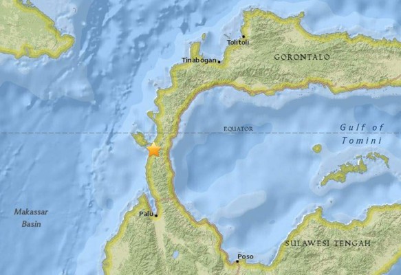 Un sismo de 7,5 grados sacude la isla indonesa de Célebes