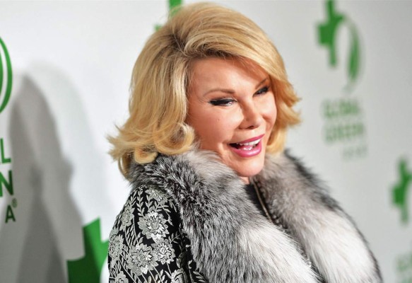 Joan Rivers bromeó sobre su muerte antes de entrar en coma