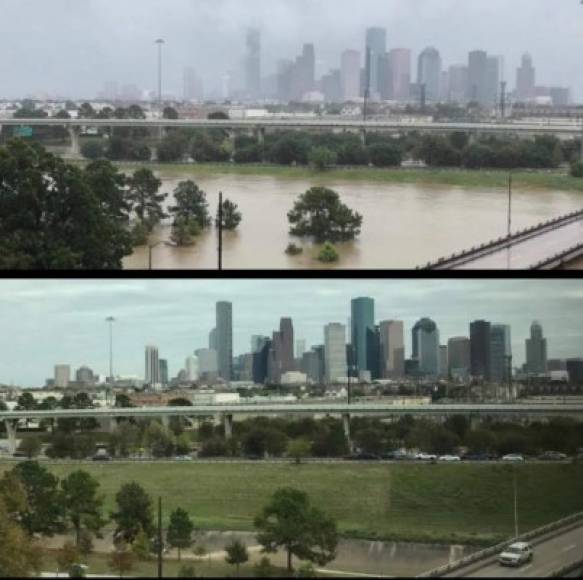 El Cuerpo de Ingenieros del Ejército comenzó a abrir las represas de Addicks y Barker, bajo fuerte presión, para evitar una catástrofe en la periferia de Houston.