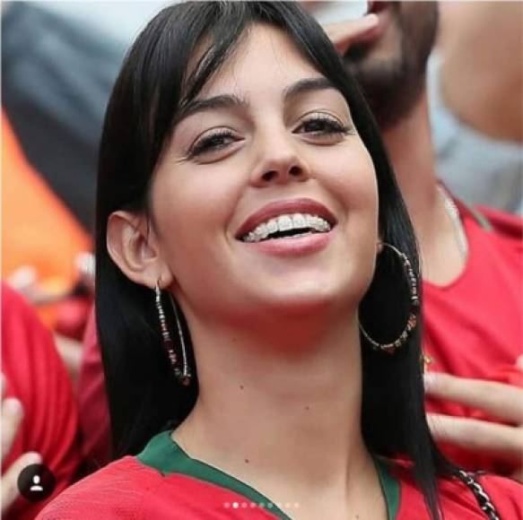 La hermosa Georgina Rodríguez deslumbró en el Mundial de Rusia. Foto Instagram @CrisginaBrasil