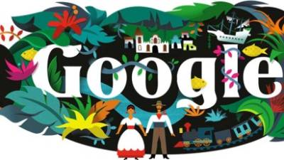doodle de Google en homenaje a Gabriel García Márquez.