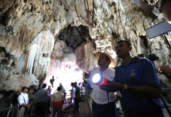 Invierten más de 8 millones en el parque de las Cuevas de Talgua