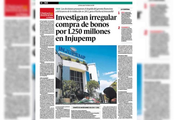 Van tras implicados en compra ilegal de bonos en Injupemp