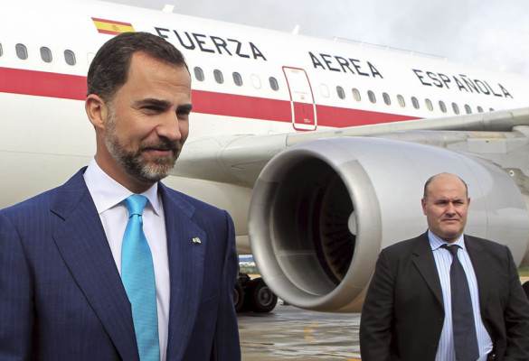 Príncipe de Asturias llega a Honduras para toma de posesión de Juan Orlando Hernández