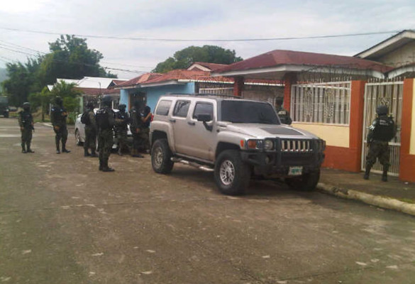 Siete detenidos en allanamientos en el norte de Honduras