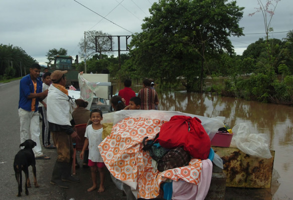 Un muerto por lluvias; amplían alerta roja en Atlántida y Colón