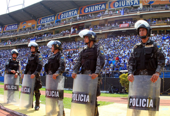 Máxima seguridad para partido entre Honduras y Costa Rica