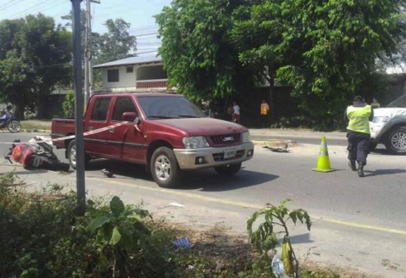 Muere universitario en accidente vial en el norte de Honduras