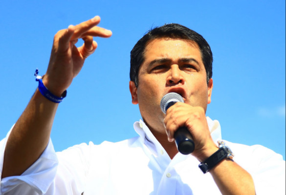 Juan Orlando Hernández pide votar por la seguridad y la paz