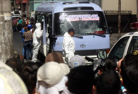 Dentro de rapidito matan a tres supuestos asaltantes en Tegucigalpa