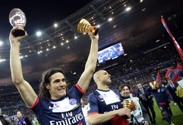 PSG conquista la Copa de la Liga con 'doblete' de Cavani