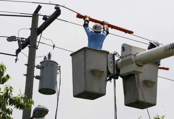 Más de 25 colonias no tendrán energía eléctrica este lunes en San Pedro Sula