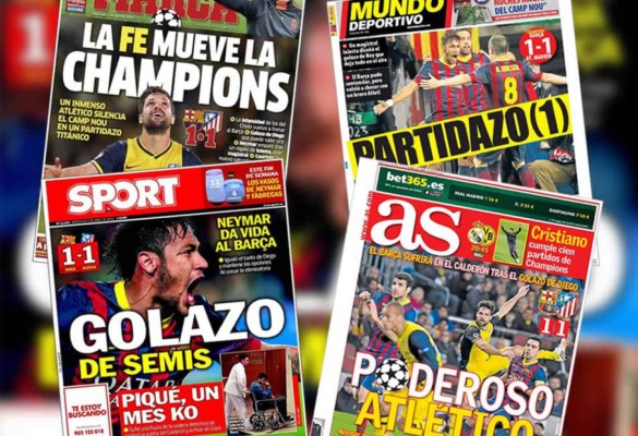 La prensa española habla de 'Partidazo” y 'Golazos”