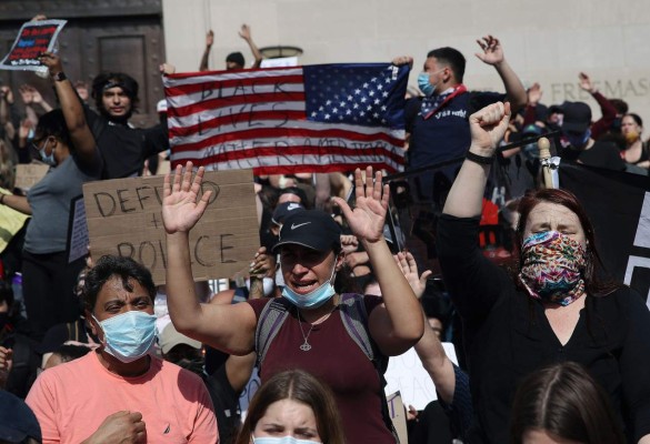 El mapa que muestra la dimensión de las protestas en Estados Unidos