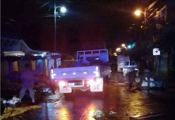 Desalojan a vendedores ambulantes del mercado San Francisco, Comayagua