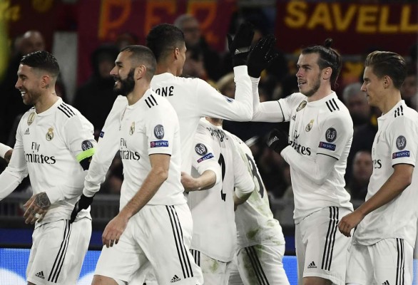 Real Madrid ganó en Roma y avanzó a octavos de final de la Champions League