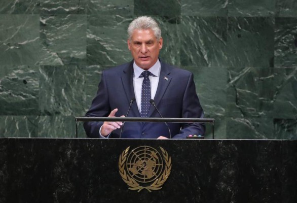 El presidente de Cuba denuncia amenazas e injerencias de Estados Unidos