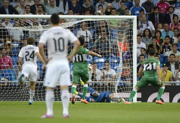 Video: Keylor Navas encajó su primer gol en el Real Madrid