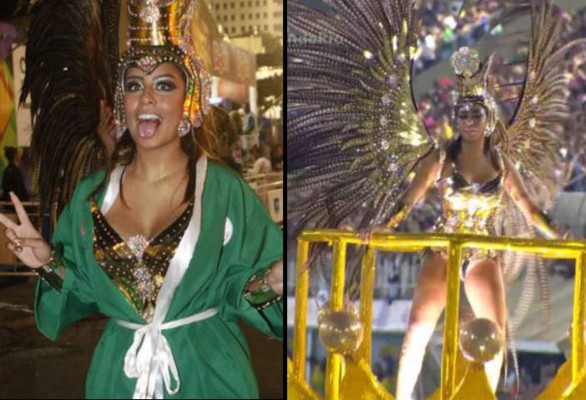 Video: Hermana de Neymar incendió el Carnaval de Río