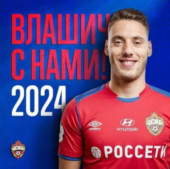 Nikola Vlasic ficha por el CSKA Moscú procedente del Everton de la Premier League. El mediocentro ofensivo croata de 21 años llega por 15,7 millones de euros y hasta el 30 de junio del 2024.