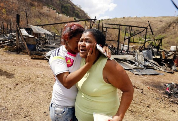 Cuatro viviendas son consumidas por el fuego en Tegucigalpa