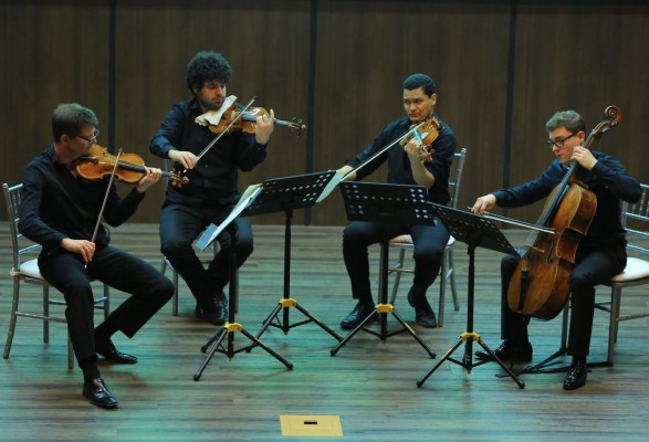 Magistral concierto ofreció el Cuarteto Isar de Múnich